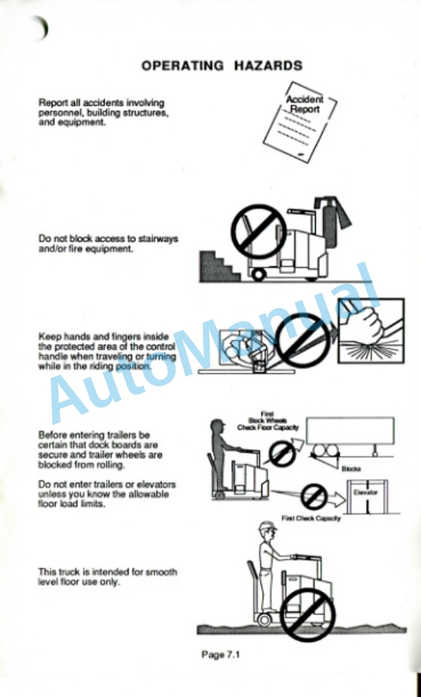 Clark PTT 5, PTT 7 Operator Manual OM-545 2 Clark PTT 5, PTT 7 Operator Manual OM-545-2
