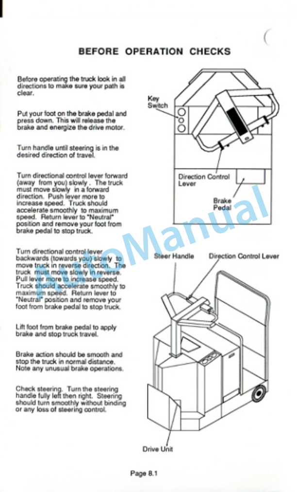 Clark PTT 5, PTT 7 Operator Manual OM-545 3 Clark PTT 5, PTT 7 Operator Manual OM-545-3