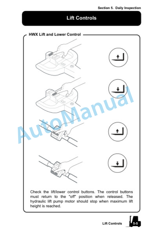 Clark PWX 30-40, HWX 30-40 Operator Manual OM-878 3 Clark PWX 30-40, HWX 30-40 Operator Manual OM-878 - Image 3