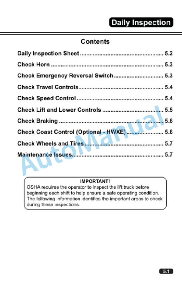 Clark PWXE 30-40, HWXE 30-40 Operator Manual OM-748 3 Clark PWXE 30-40, HWXE 30-40 Operator Manual OM-748-3
