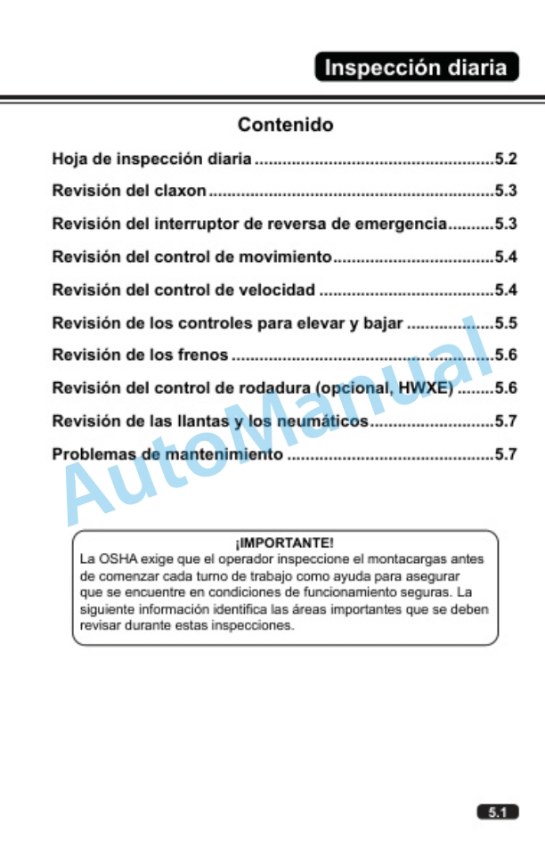 Clark PWXE 30-40, HWXE 30-40 Operator Manual OM-749 ES 3 Clark PWXE 30-40, HWXE 30-40 Operator Manual OM-749 ES-3