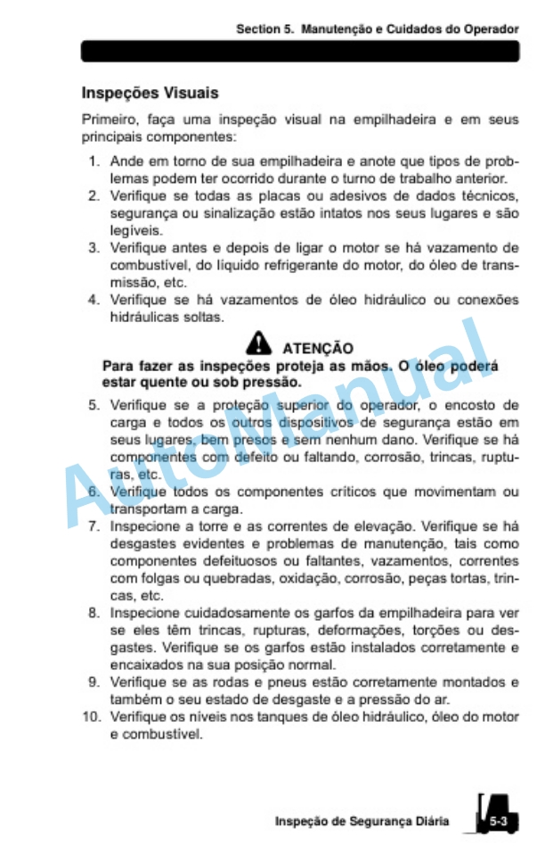 Clark S 20, 25, 30, 35 D, L, G, S 20, 25, 30, 32C L, G Operator Manual OM-1078 3 Clark S 20, 25, 30, 35 D, L, G, S 20, 25, 30, 32C L, G Operator Manual OM-1078-3
