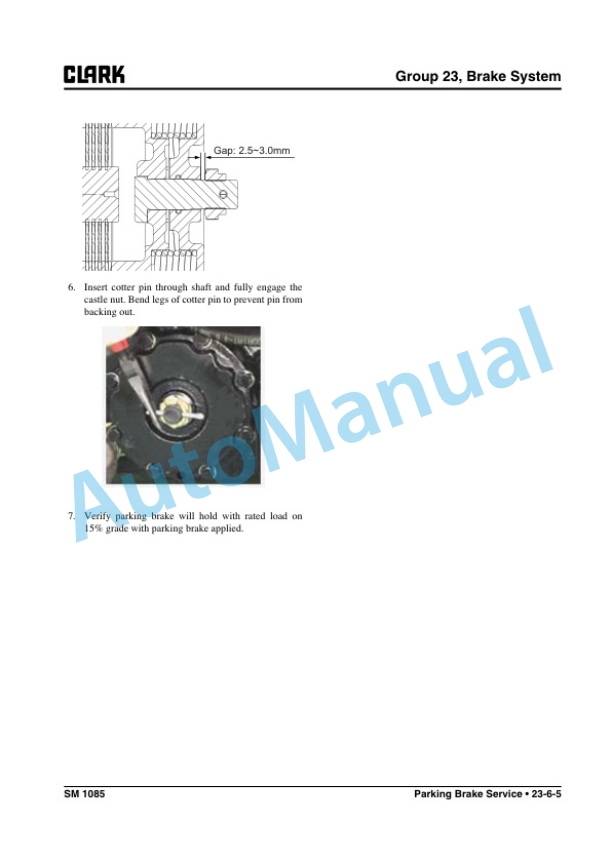 Clark S 20 L, S 25 L, S 30 L, S 35 L, S 20 G, S 25 G, S 30 G, S 35 G Service Manual SM-1085 4 Clark S 20 L, S 25 L, S 30 L, S 35 L, S 20 G, S 25 G, S 30 G, S 35 G Service Manual SM-1085 - Image 4