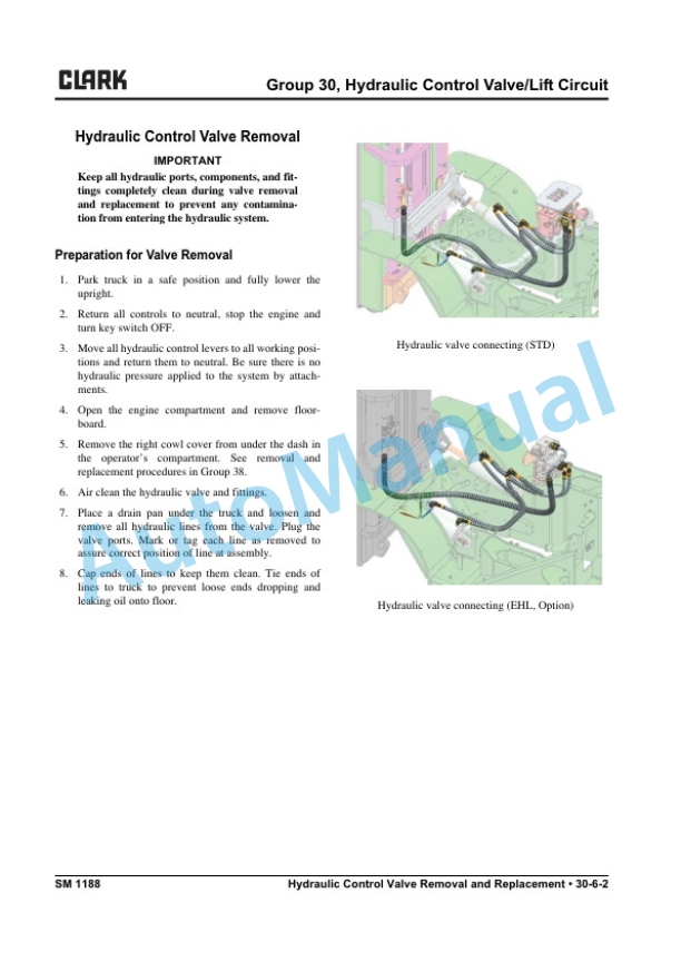 Clark S 40s D, S 40 D, S 45s D, S 45 D, S 50s D, S 50 D, S 55 D, S 60 D Service Manual SM-1188 5 Clark S 40s D, S 40 D, S 45s D, S 45 D, S 50s D, S 50 D, S 55 D, S 60 D Service Manual SM-1188 - Image 5