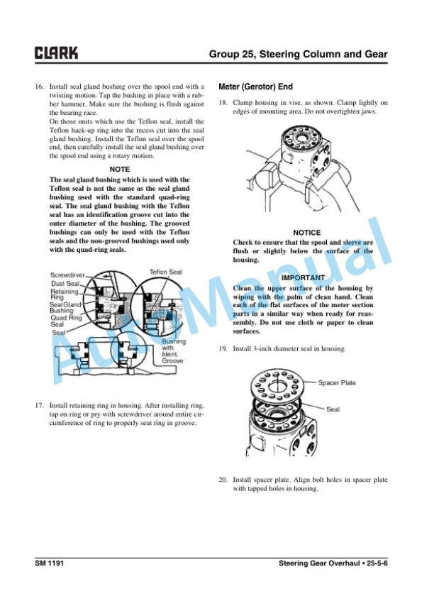 Clark S 40s D, S 40 D, S 45s D, S 45 D, S 50s D, S 50 D, S 55 D, S 60 D Service Manual SM-1191 5 Clark S 40s D, S 40 D, S 45s D, S 45 D, S 50s D, S 50 D, S 55 D, S 60 D Service Manual SM-1191 - Image 5