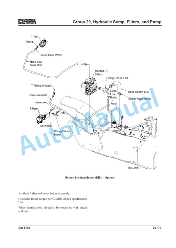 Clark S 40s L, S 40 L, S 45s L, S 45 L, S 50s L, S 50 L, S 55 L, S 60 L Service Manual SM-1193 5 Clark S 40s L, S 40 L, S 45s L, S 45 L, S 50s L, S 50 L, S 55 L, S 60 L Service Manual SM-1193 - Image 5