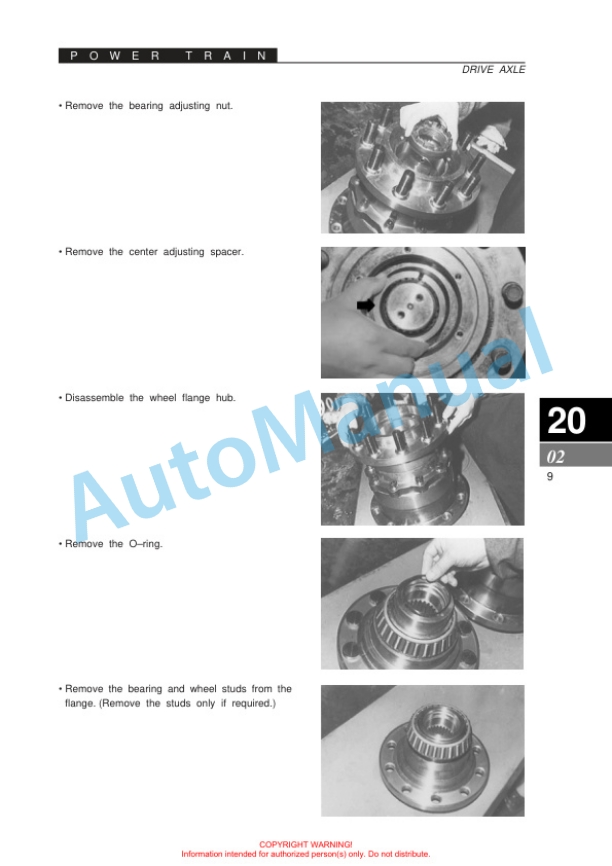 Clark SF35-45D, L, CMP40-50sD, L Service Manual SM-704 3 Clark SF35-45D, L, CMP40-50sD, L Service Manual SM-704 - Image 3