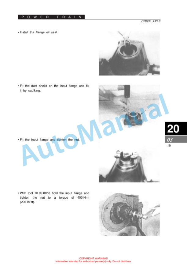 Clark SF50-75sD, L, CMP50-75sD, L Service Manual SM-713 4 Clark SF50-75sD, L, CMP50-75sD, L Service Manual SM-713 - Image 4
