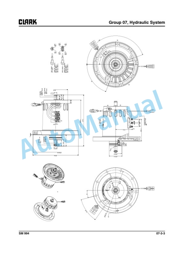 Clark SSX 12, SSX 16, SSX 18 Service Manual SM-994 4 Clark SSX 12, SSX 16, SSX 18 Service Manual SM-994 - Image 4