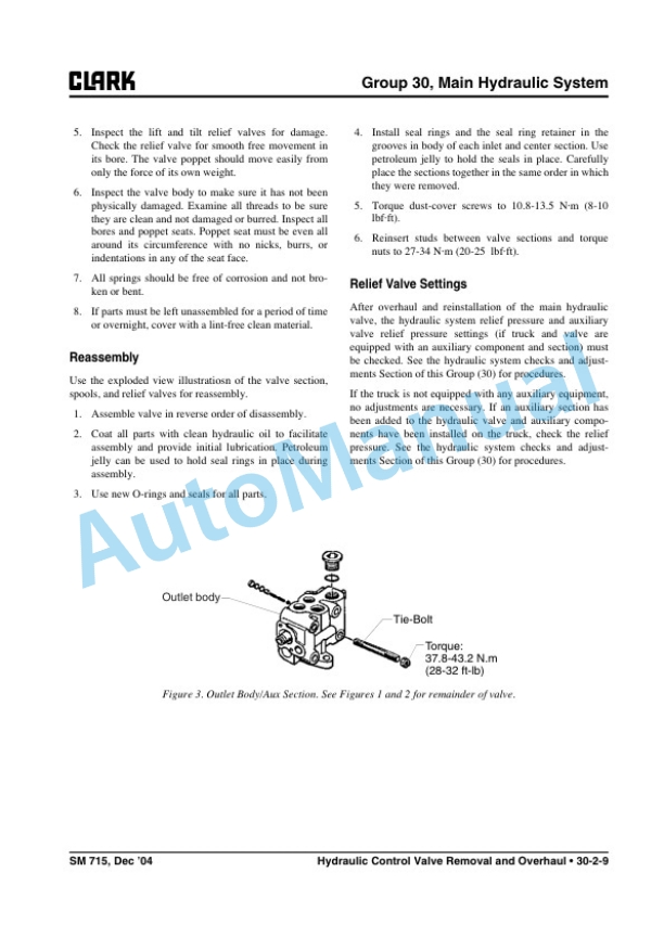 Clark TMX 12-25, EPX 16-20s Service Manual SM-715 5 Clark TMX 12-25, EPX 16-20s Service Manual SM-715 - Image 5