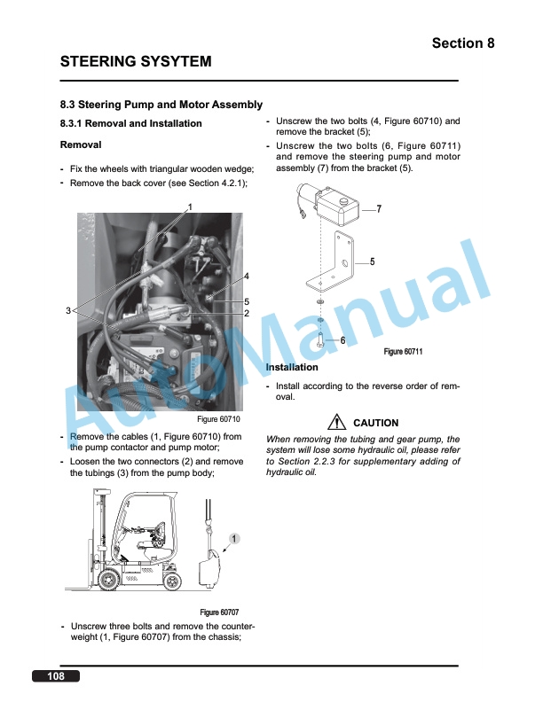 Alternative view of Clark TWLi20 Service Manual SM-1206
