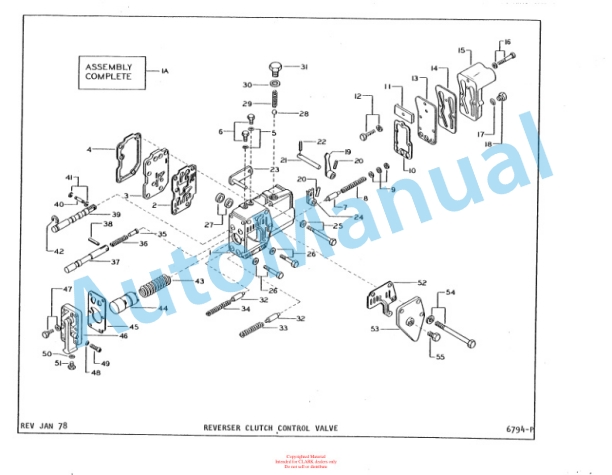 Clark Utility Truck 60D Parts Book X-153A 2 Clark Utility Truck 60D Parts Book X-153A-2
