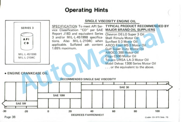 Clark Utility Truck UT 40D, UT 60D Diesel Powered Operator Instructions OI-375 5 Clark Utility Truck UT 40D, UT 60D Diesel Powered Operator Instructions OI-375-5