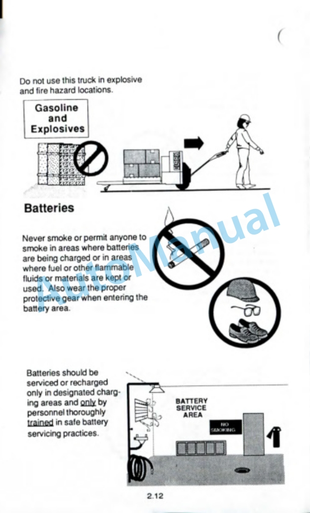 Clark WP 40 Operator Manual OM-560-2