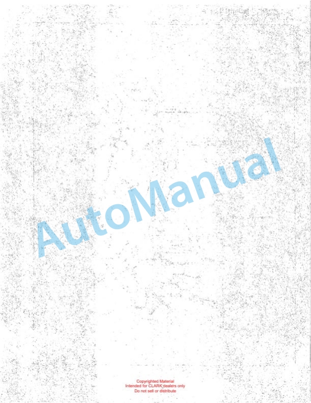 Clark WP20 Truck Parts Manual WP20-1 4 Clark WP20 Truck Parts Manual WP20-1-4