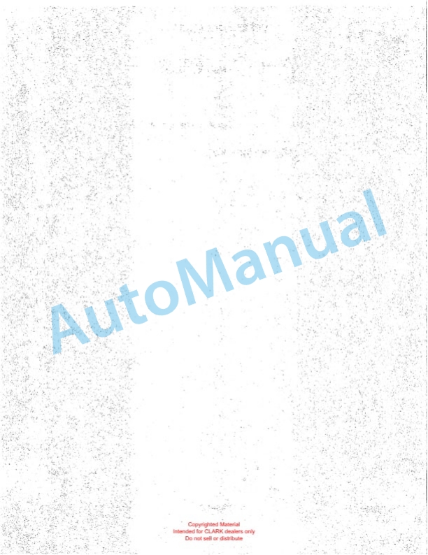 Clark WP20 Truck Parts Manual WP20-1 5 Clark WP20 Truck Parts Manual WP20-1-5