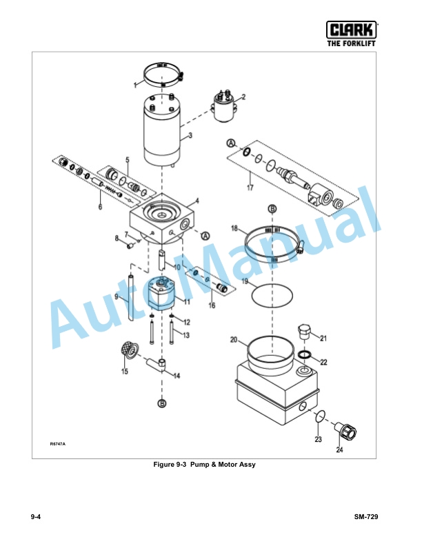 Clark WP30 Service Manual SM-729 5 Clark WP30 Service Manual SM-729 - Image 5