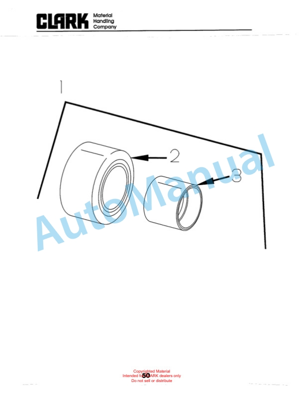 Clark WP40 Truck Parts Manual WP-8 2 Clark WP40 Truck Parts Manual WP-8-2