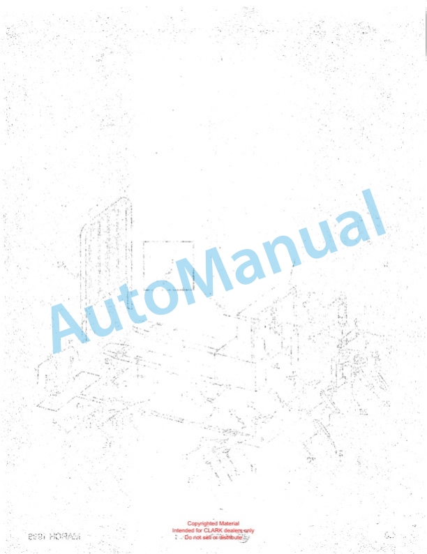 Clark WP40 Truck Parts Manual WP-8 5 Clark WP40 Truck Parts Manual WP-8-5