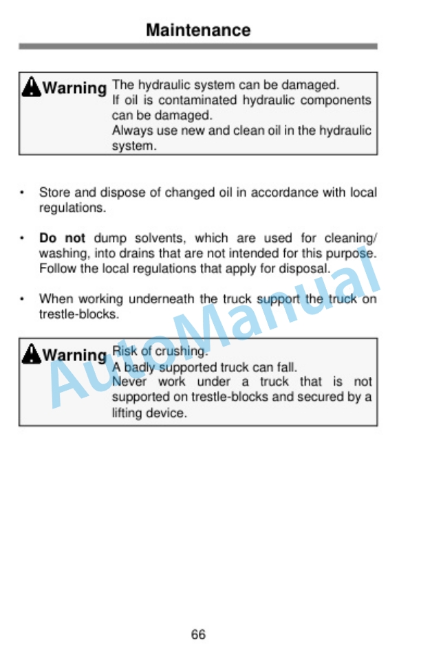 Clark WP45 Electric Low Lift Pallet Truck Operator Manual SM-698 4 Clark WP45 Electric Low Lift Pallet Truck Operator Manual SM-698 - Image 4