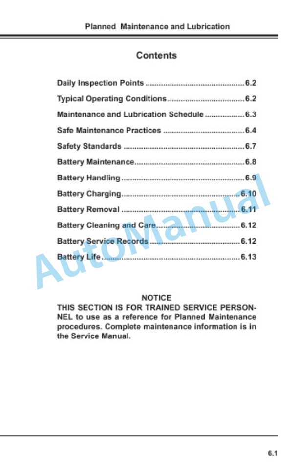 Clark WSTX 22 Operator Manual OM-735 4 Clark WSTX 22 Operator Manual OM-735-4