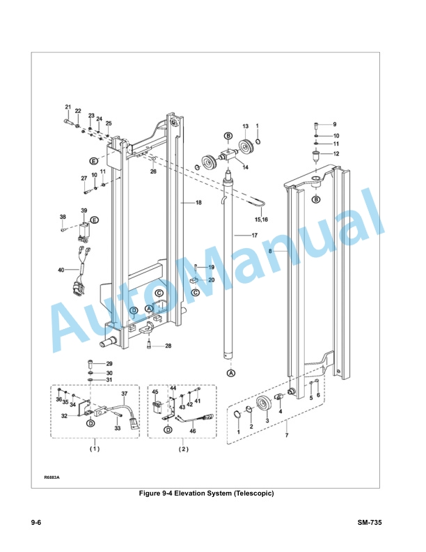 Clark WSTX22 Service Manual SM-735 4 Clark WSTX22 Service Manual SM-735 - Image 4