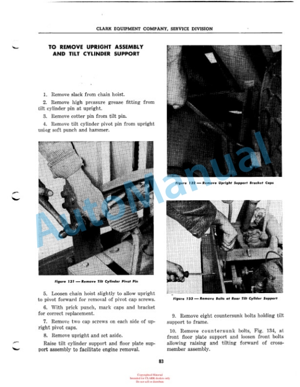 Clark Yardlift 20 Maintenance Manual 1 2 Clark Yardlift 20 Maintenance Manual 1-2