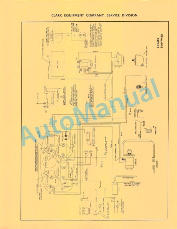 Clark Yardlift 60 C Maintenance Manual and Parts Book 32C354 4 Clark Yardlift 60 C Maintenance Manual and Parts Book 32C354-4