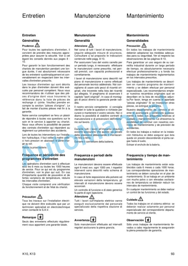 Linde 008-01 - K13 Operating Instructions-5