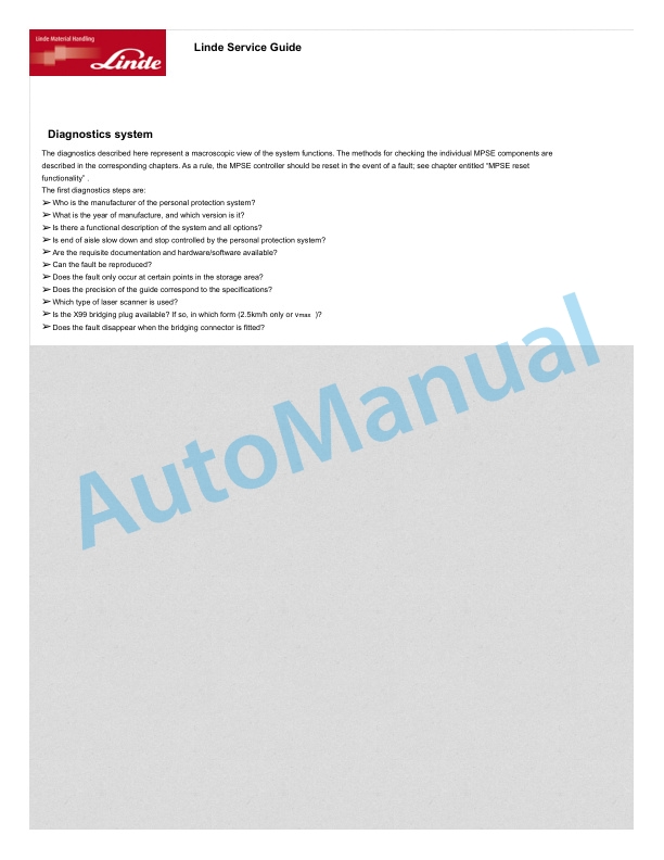 Linde 013-01 - K13-3 Workshop Manuals 4 Linde 013-01 - K13-3 Workshop Manuals - Image 4
