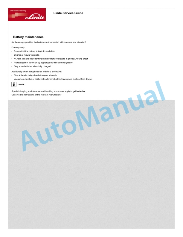 Linde 015-01 - V12-04, V12AC, V12N Operating Instructions 5 Linde 015-01 - V12-04, V12AC, V12N Operating Instructions - Image 5
