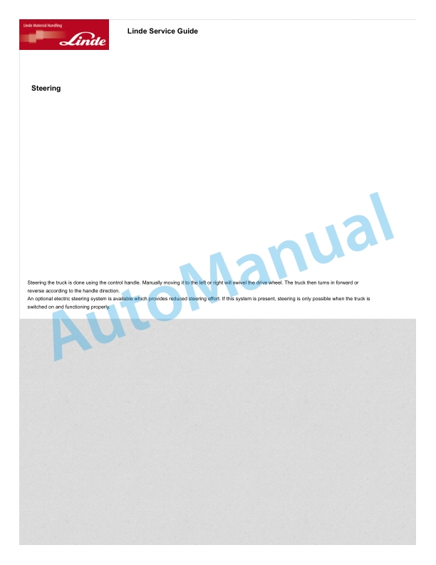 Linde 1103-01 - ETR45 Production site LMH-NA Operating Instructions 3 Linde 1103-01 - ETR45 Production site LMH-NA Operating Instructions - Image 3