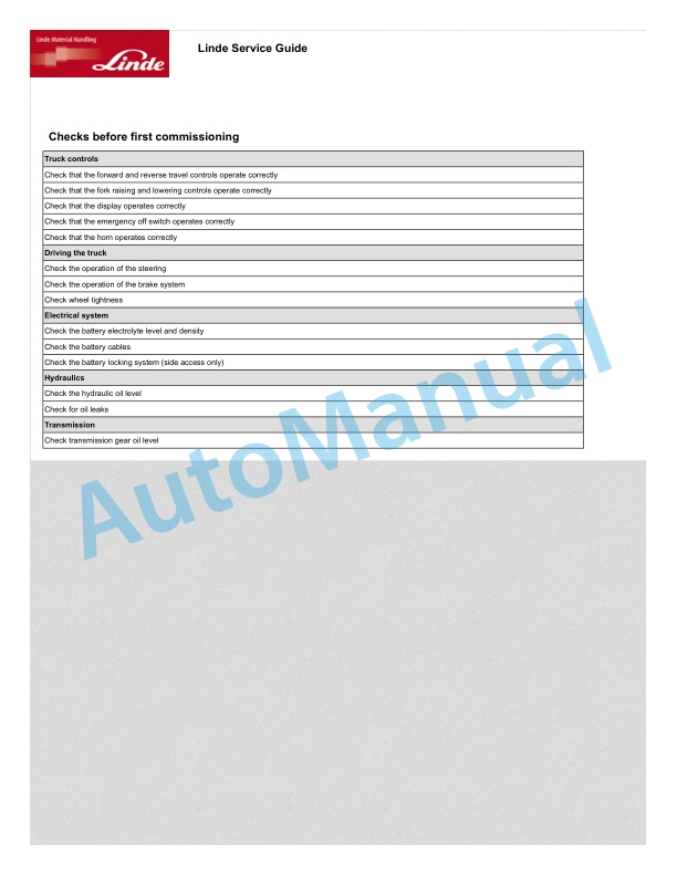 Linde 1111-01 - N20C, N20VI, N20VLI Operating Instructions SN W41110V00529 and up 5 Linde 1111-01 - N20C, N20VI, N20VLI Operating Instructions SN W41110V00529 and up - Image 5