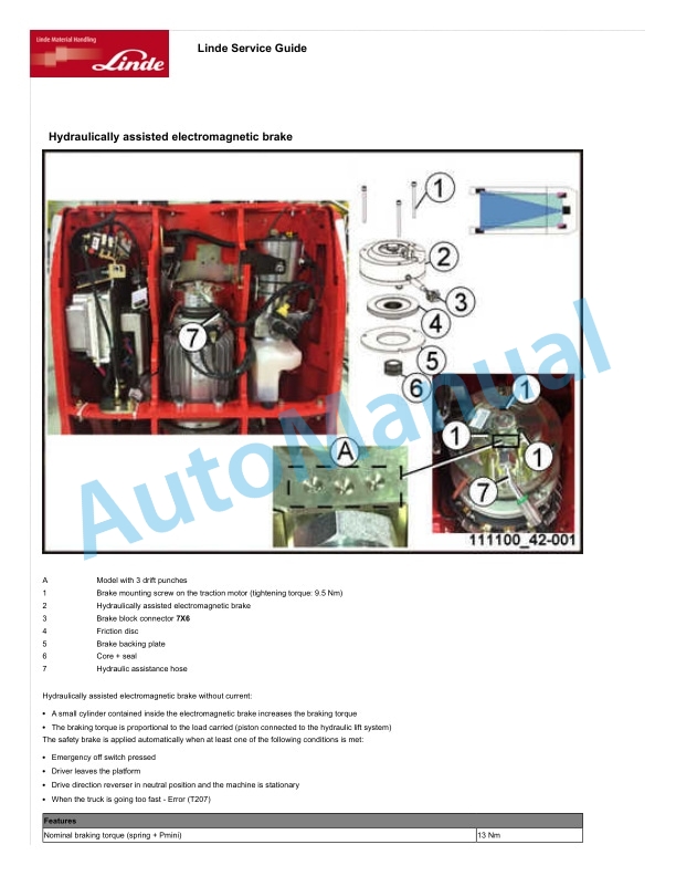 Linde 1111-01 - N20VI, N20VLI Workshop Manuals SN 10.09 and up SN up to W41111V00299 4 Linde 1111-01 - N20VI, N20VLI Workshop Manuals SN 10.09 and up SN up to W41111V00299 - Image 4