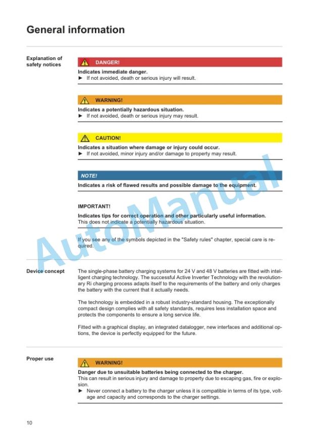 Linde 1123-01 - R14SP, R16SP, R18SP Operating Instructions SN 12.09 and up 5 Linde 1123-01 - R14SP, R16SP, R18SP Operating Instructions SN 12.09 and up - Image 5