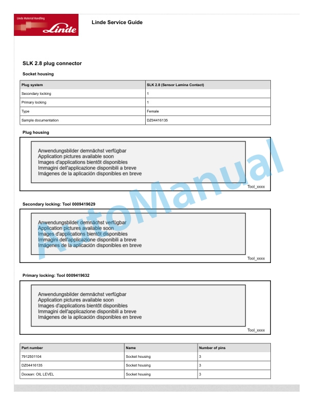 Linde 1124-01 - R14S-20, R16S-20, R16SHD-20, R20S-20 Production site XM2 Workshop Manuals SN C21124Y00001 and up 3 Linde 1124-01 - R14S-20, R16S-20, R16SHD-20, R20S-20 Production site XM2 Workshop Manuals SN C21124Y00001 and up - Image 3