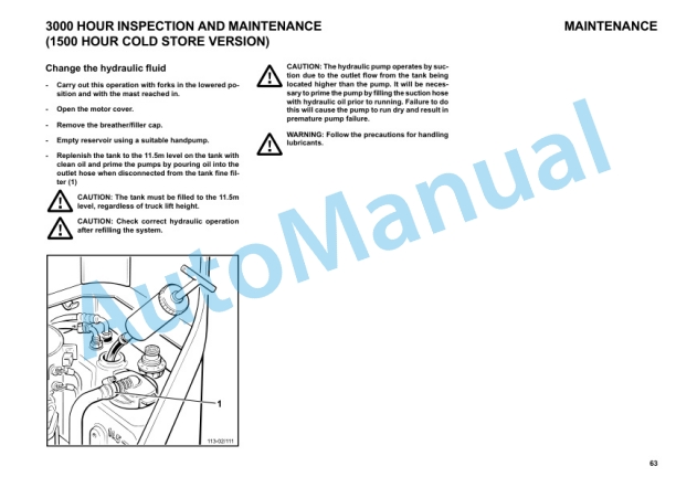 Linde 113-01 - R14, R16, R20 Operating Instructions SN 05.94 and up SN up to 05.98 5 Linde 113-01 - R14, R16, R20 Operating Instructions SN 05.94 and up SN up to 05.98-5