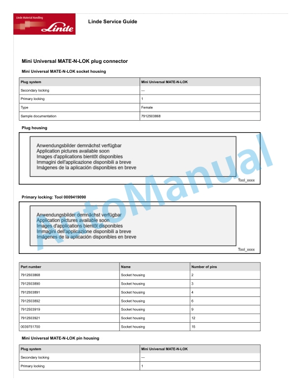 Linde 113-01 - R14, R16, R20 Workshop Manuals SN 05.94 and up SN up to 05.98 5 Linde 113-01 - R14, R16, R20 Workshop Manuals SN 05.94 and up SN up to 05.98 - Image 5