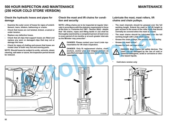 Linde 113-02 - R14, R16, R16N, R20, R20N Operating Instructions SN 06.98 and up SN up to 06.00 3 Linde 113-02 - R14, R16, R16N, R20, R20N Operating Instructions SN 06.98 and up SN up to 06.00-3