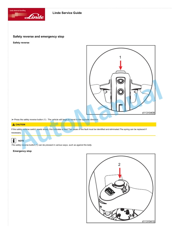 Linde 1131-01 - MT12 Production site Xiamen Operating Instructions SN CT1131H00001 and up 3 Linde 1131-01 - MT12 Production site Xiamen Operating Instructions SN CT1131H00001 and up - Image 3