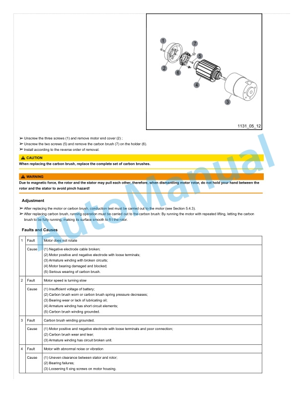Linde 1131-01 - MT12 Production site Xiamen Workshop Manuals SN CT1131H00001 and up 3 Linde 1131-01 - MT12 Production site Xiamen Workshop Manuals SN CT1131H00001 and up - Image 3