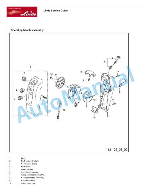 Linde 1131-02 - MT15C Production site Xiamen Workshop Manuals SN CT1131V20001 and up 3 Linde 1131-02 - MT15C Production site Xiamen Workshop Manuals SN CT1131V20001 and up - Image 3