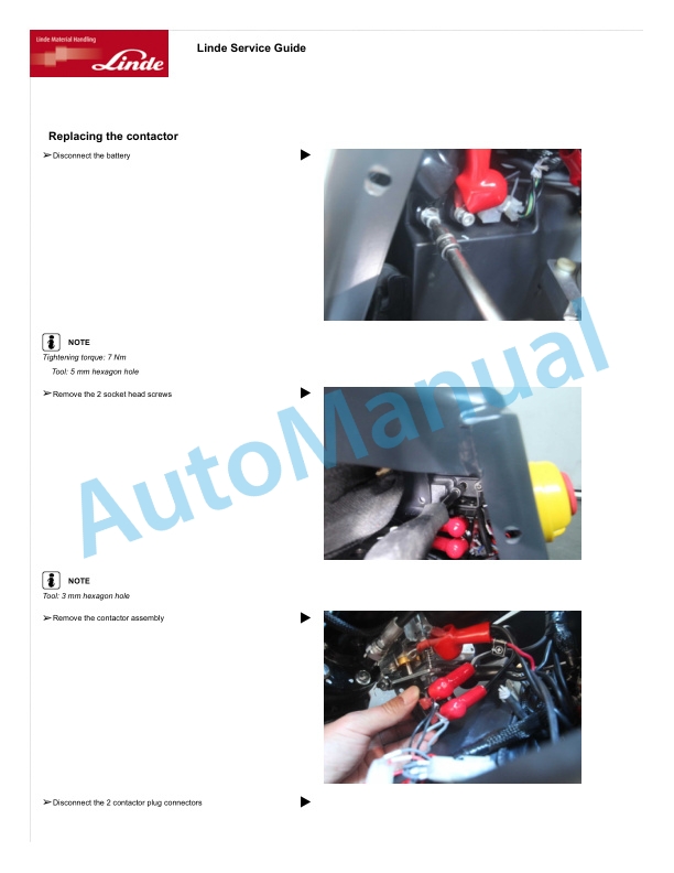 Linde 1131-02 - MT15C Production site Xiamen Workshop Manuals SN CT1131V20001 and up 5 Linde 1131-02 - MT15C Production site Xiamen Workshop Manuals SN CT1131V20001 and up - Image 5