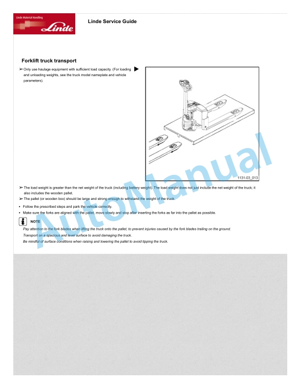 Linde 1131-03 - MT15B Production site Xiamen Operating Instructions SN CT1131Y50001 and up 3 Linde 1131-03 - MT15B Production site Xiamen Operating Instructions SN CT1131Y50001 and up - Image 3