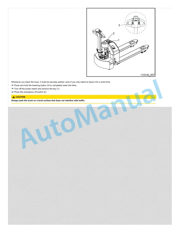 Linde 1133-02 - MT15 Production site Xiamen Operating Instructions SN CT1133H20001 and up 3 Linde 1133-02 - MT15 Production site Xiamen Operating Instructions SN CT1133H20001 and up - Image 3
