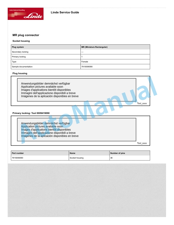 Linde 115-01 - R10C, R12C, R14C, R14HD, R16HD, R16N, R20N Workshop Manuals SN 07.00 and up SN up to 11.05 3 Linde 115-01 - R10C, R12C, R14C, R14HD, R16HD, R16N, R20N Workshop Manuals SN 07.00 and up SN up to 11.05 - Image 3