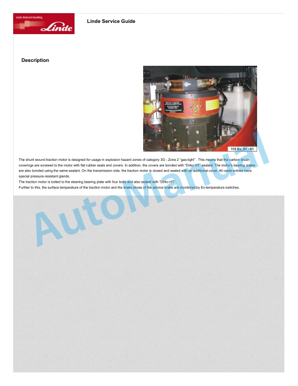 Linde 115-01 - R10C, R12C, R14C, R14HD, R16HD, R16N, R20N Workshop Manuals SN 07.00 and up SN up to 11.05 4 Linde 115-01 - R10C, R12C, R14C, R14HD, R16HD, R16N, R20N Workshop Manuals SN 07.00 and up SN up to 11.05 - Image 4