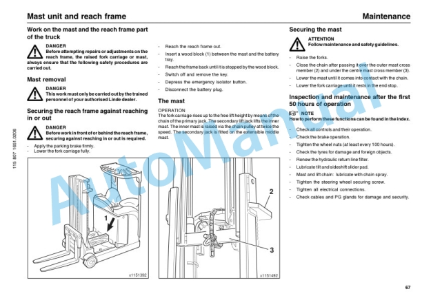 Linde 115-02 - R14 EX GSS, R16 EX GSS, R20 EX GSS Operating Instructions 3 Linde 115-02 - R14 EX GSS, R16 EX GSS, R20 EX GSS Operating Instructions-3