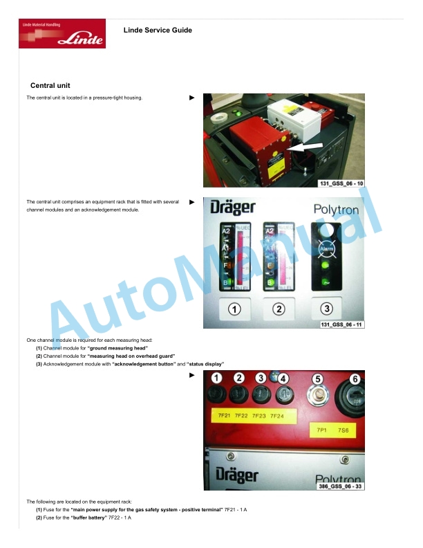 Linde 115-02 - R14 EX, R16 EX, R20 EX Workshop Manuals 4 Linde 115-02 - R14 EX, R16 EX, R20 EX Workshop Manuals - Image 4