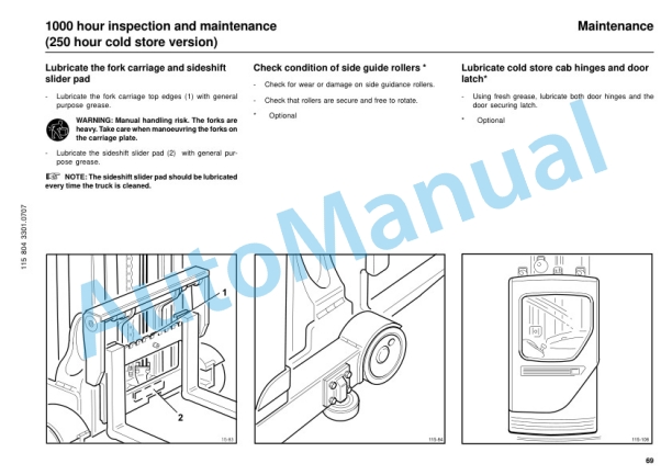 Linde 115-02 - R14, R14HD, R16, R16HD, R16N, R20, R20N Operating Instructions SN 06.02 and up SN up to 10.07 4 Linde 115-02 - R14, R14HD, R16, R16HD, R16N, R20, R20N Operating Instructions SN 06.02 and up SN up to 10.07-4